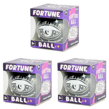 3PK Keycraft Fortune-Telling Ball Squeeze Toy 6x6cm Assorted 3y+