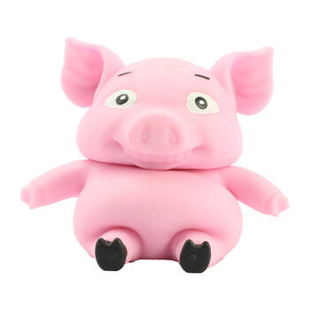Keycraft Stretch N Smash Squishy Pig Toy - Assorted Pink 3y+