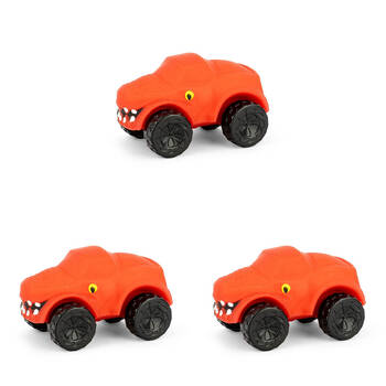 3PK Keycraft Stretch Wheels Dinos Stress Relief Toy - Assorted 3y+