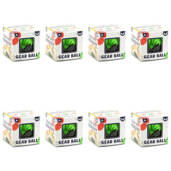 8PK Keycraft Gear Ball Plastic Mechanical Fidget Toy 6x6cm - Assorted 3y+