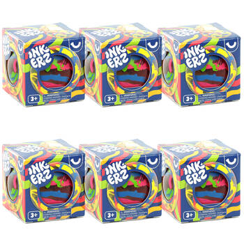 6PK Keycraft Inkerz Ball Kids/Childrens Squishy Toy - Assorted 3y+