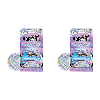 2PK Crazy Aarons Thinking Putty Kawaii Cute Trendsetters Toy 10cm 3y+