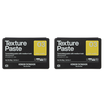 2PK Kings Domain Melbourne Texture Paste Hair Care/Styling 85g