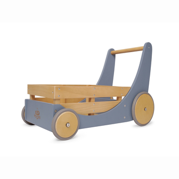 Kinderfeets Wooden 62cm Cargo Walker Slate Blue Baby/Toddler Toy 12m+
