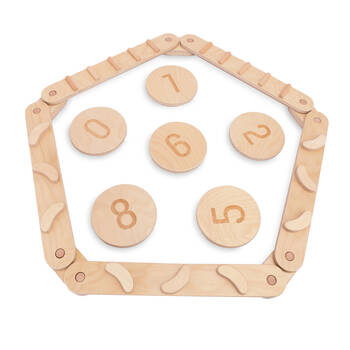 Kinderfeets Wooden Balance Planks & Stepping Stones Kids Activity Play 12m+