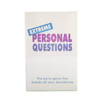 Khepar Games Extreme Personal Questions Game Party Set Portable Card Deck