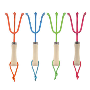 4pc Esschert Design Kids/Children's Hand Rake Pretend Play Gardening Toy