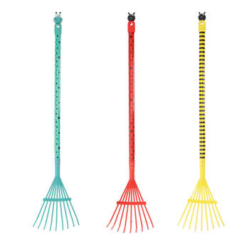 3pc Esschert Design Children's Lawn Rake Insects Pretend Play Gardening Toy