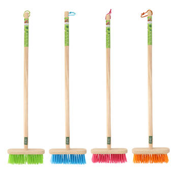 4pc Esschert Design Children's Hanging Wooden Broom Pretend Gardening Toy 82cm