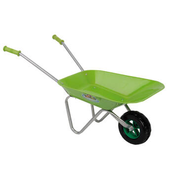 Esschert Design Children's Wheelbarrow Pretend Gardening Toy 6.5L 76.5cm Green