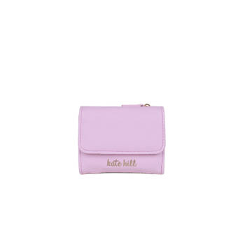 Kate Hill Women's Wren Compact Wallet Purse w/ Card Holder 10.5x3cm Pink