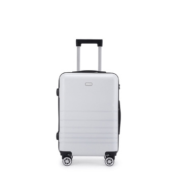 Kate Hill Bloom Luggage Small Wheeled Trolley Hard Suitcase White 53L