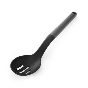 KitchenAid Classic Slotted Nylon Cooking Spoon/Kitchen Utensil Charcoal Grey