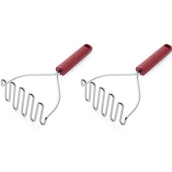 2PK KitchenAid Classic Wire Multipurpose Masher Cooking Utensil Empire Red