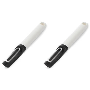 2PK KitchenAid Classic Euro Fruit/Vegetable Peeler Cooking Utensil Porcelain White