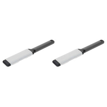 2PK KitchenAid Classic Fine Etched Handheld Grater Kitchen Utensil Charcoal Grey