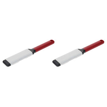 2PK KitchenAid Classic Fine Etched Handheld Grater Kitchen Utensil Empire Red