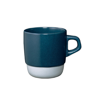 Kinto Slow Coffee Style 320ml/11cm Porcelain Stacking Mug - Navy
