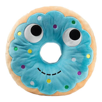 Yummy World Yummy Blue Donut Soft Large Plush Toy 16in