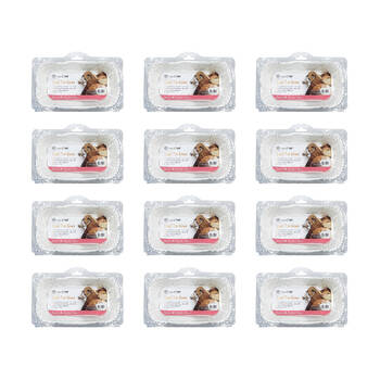 240pc Topchef 19x8cm Rectangle  Cake Liners Baking Sheet - White