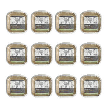 240pc Topchef 20cm Square Air Fryer Basket Liner - Brown