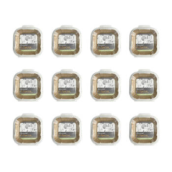 240pc Topchef 16cm Square Air Fryer Basket Liner - Brown