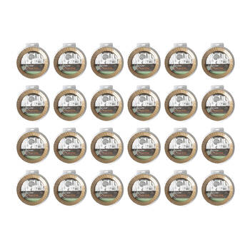 48pc Topchef 20cm Round Air Fryer Basket Liner - Brown