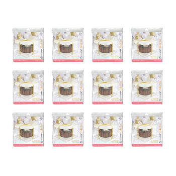 12PK Topchef Cake Box See Through Container Assorted 22x22x16