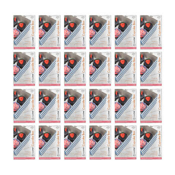 48pc Topchef Cupcake Box Container Assorted - Striped