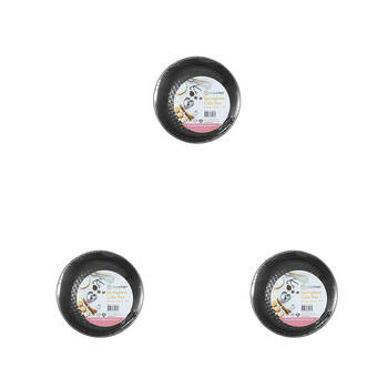 3PK Topchef Springfoam 18cm Stainless Steel Cake Pan - Grey