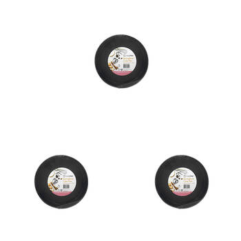 3PK Topchef Springfoam 22cm Stainless Steel Cake Pan - Black