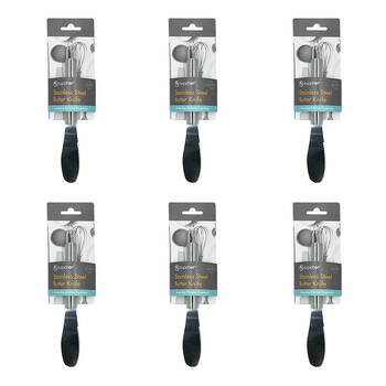 6PK Topchef Stainless Steel Butter Knife Kitchen Utensil 21cm Silver