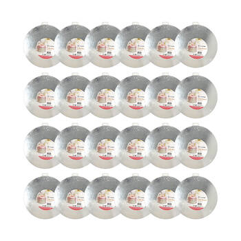 24PK Topchef 30cm Round Cake Board Baking Accessory - Grey