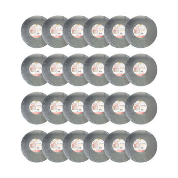 24PK Topchef 35cm Round Cake Board Baking Accessory - Grey