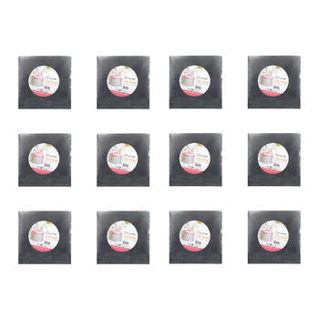 24pc Topchef 25cm Square Cake Board Baking Accessory - Grey