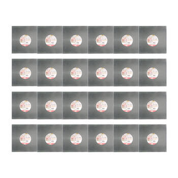 24PK Topchef 35cm Square Cake Board Baking Accessory - Grey