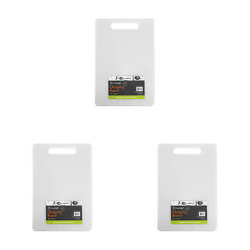 3PK Topchef Compact Chopping Board Large 34x23cm - White