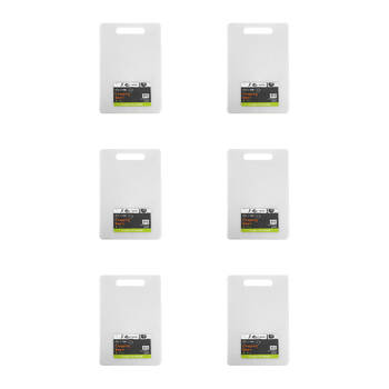 6PK Topchef Compact Chopping Board Large 34x23cm - White