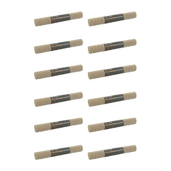 12PK Topchef Non Slip Drawer/Cabinet Liner 40x100cm - Brown