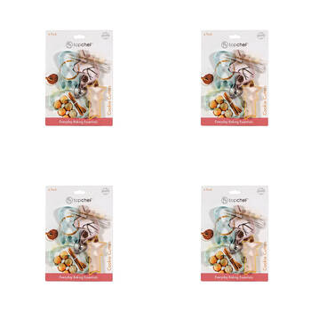 16pc Topchef Stainless Steel Cookie/Pastry Cutter Set - Magical