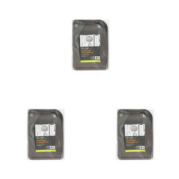 3PK Topchef Multi Function Non Slip Chopping Board 33x23cm - Grey