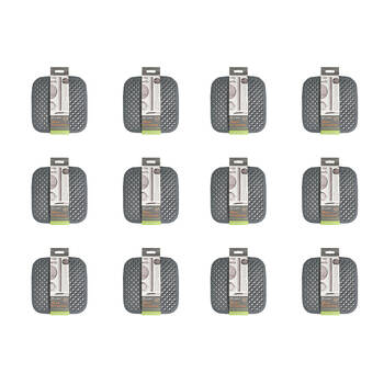 24pc Topchef Silicone Air Fryer Liner Set Square 20cm - Grey