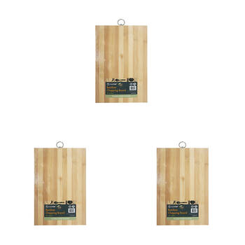 3PK Topchef Bamboo Chopping Board 30x20cm