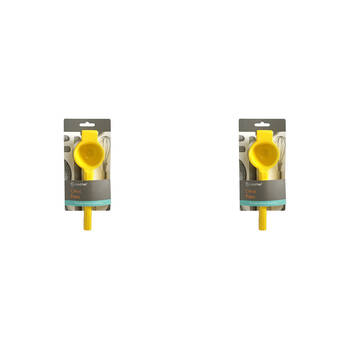 2PK Topchef Aluminium Durable Citrus Press Squeezer - Yellow