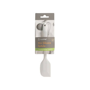 Topchef Compact Non Stick Mini Silicone Spatula - White
