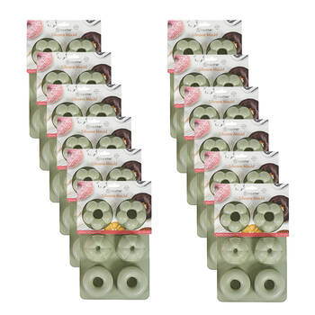 12x 6pc Topchef Silicone Heat Resistant Mould 26x18cm Shapes Assorted