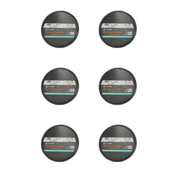 6PK Topchef Non-Stick Pizza Pan 29x1.5cm Pizza Baking Tray - Black