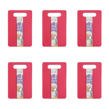 6PK Topchef Kids Kitchen Chopping Cutting Board 29x19cm Assorted 3y+