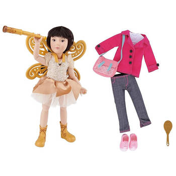 Kruselings Luna Play Doll w/ Outfit & Accessories Deluxe Toy Set 23cm