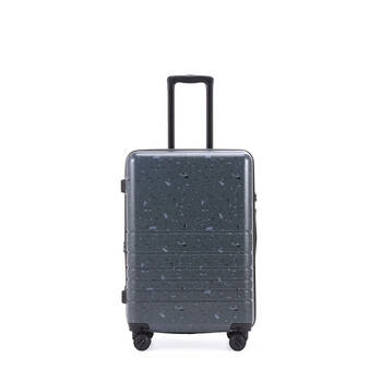 Kate Hill Terrazzo Medium Travel Luggage Suitcase Lightweight 66x34cm Black